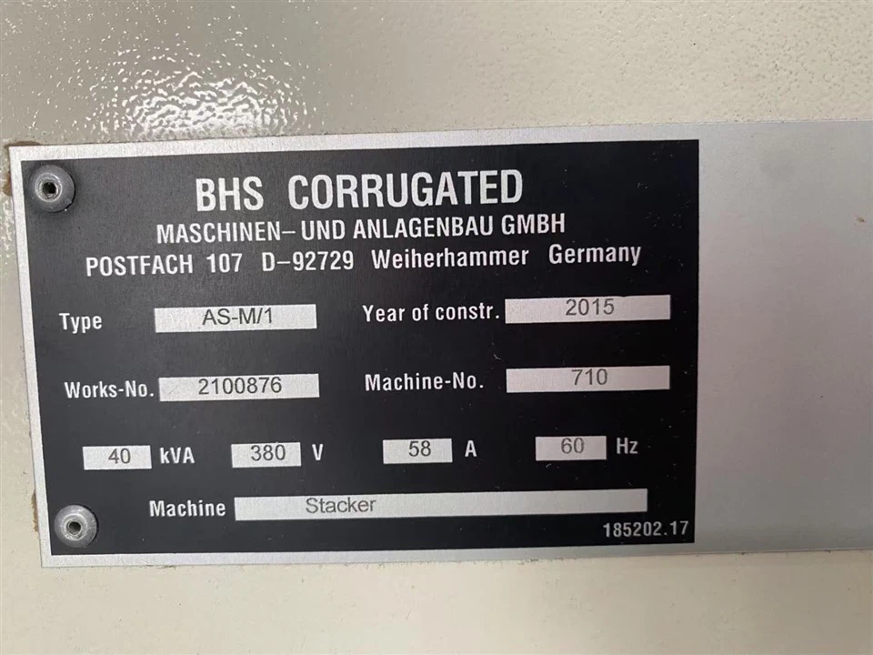 Cheaper Price To Sale BHS Corrugator 2500 Five Layers Cheaper Price To Sale BHS Corrugator 2500 Five Layers